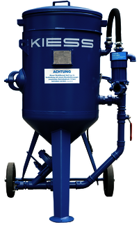 Blauer industrieller Staubsauger